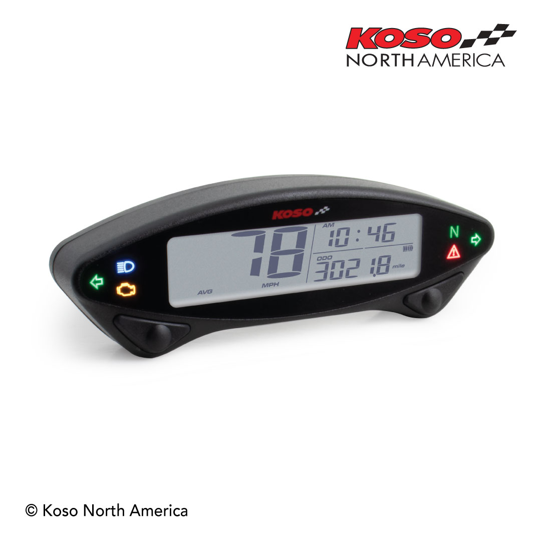 Koso EX-02S Street contachilometri dual retroilluminato