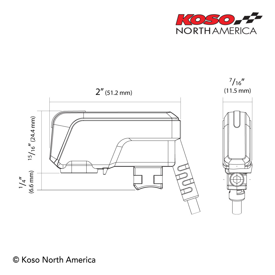 Koso Type C Charger caricatore USB moto USB-C