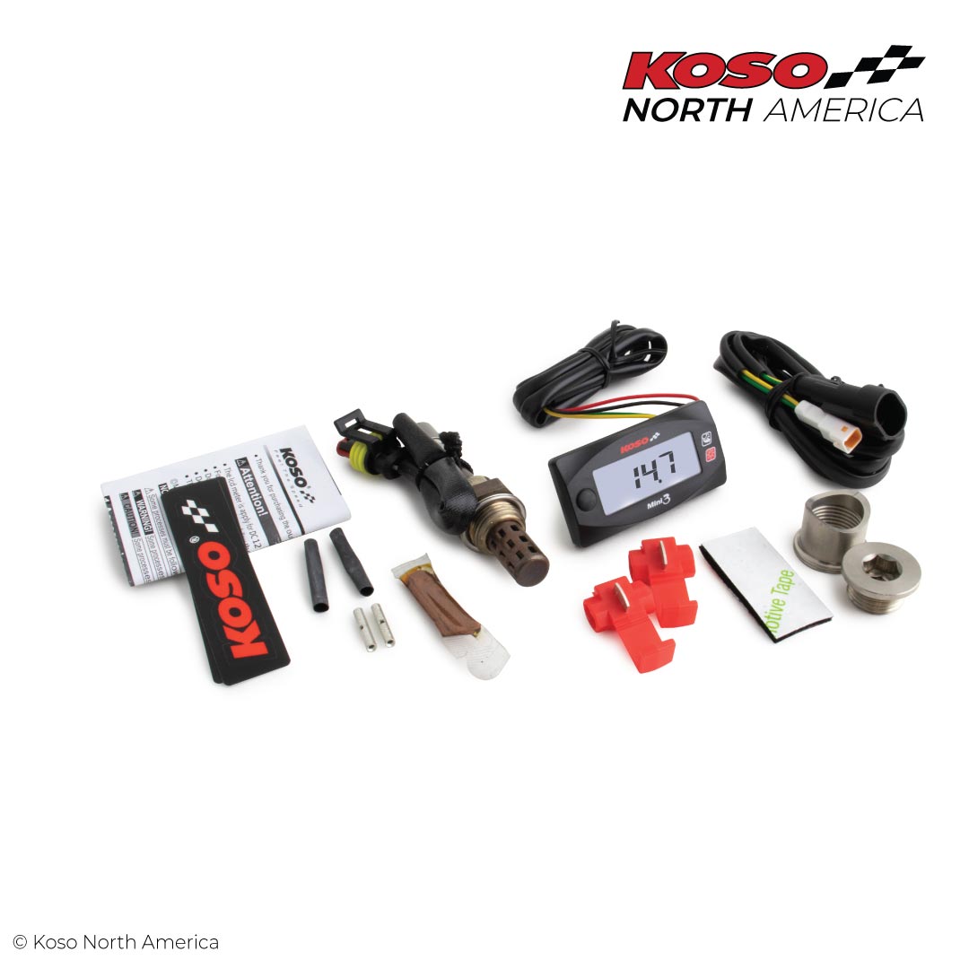 Koso Mini 3 misuratore aria benzina banda stretta