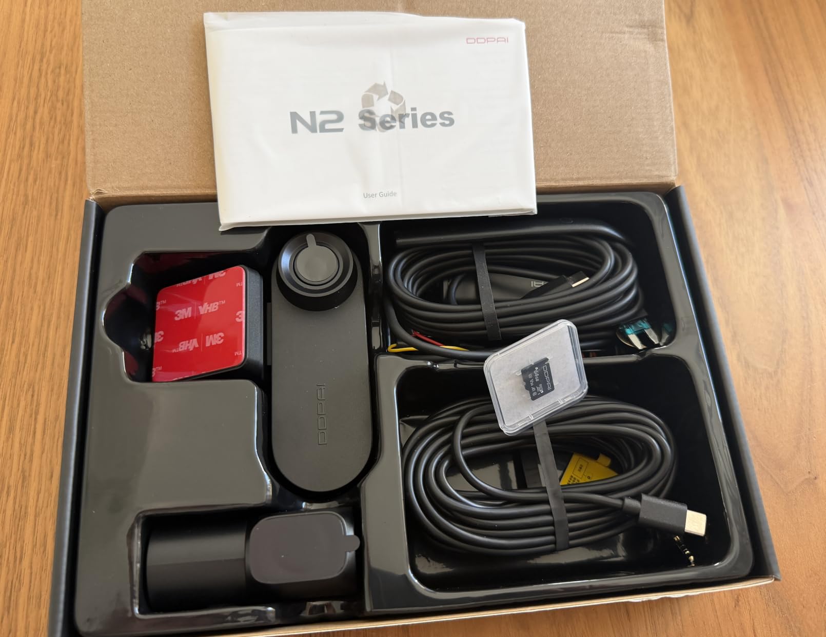 DDPAI N2 Dual dashcam auto 2.5K+1080P visione notturna
