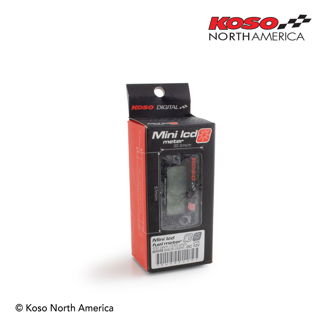 Koso Mini indicatore benzina LCD moto