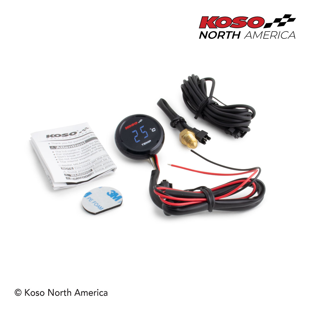 Koso I-Gear termometro digitale Celsius blu