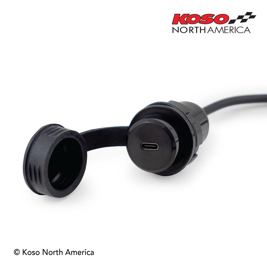 Koso Single Port caricatore USB moto Type-C ricarica rapida