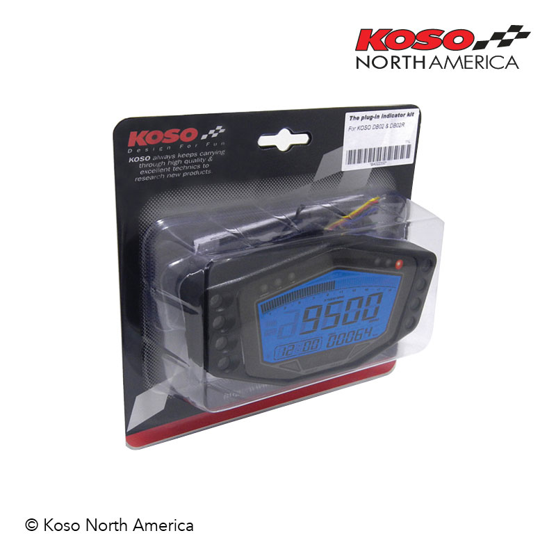 Koso DB-02 Kit spie indicatori plug-in 12 simboli