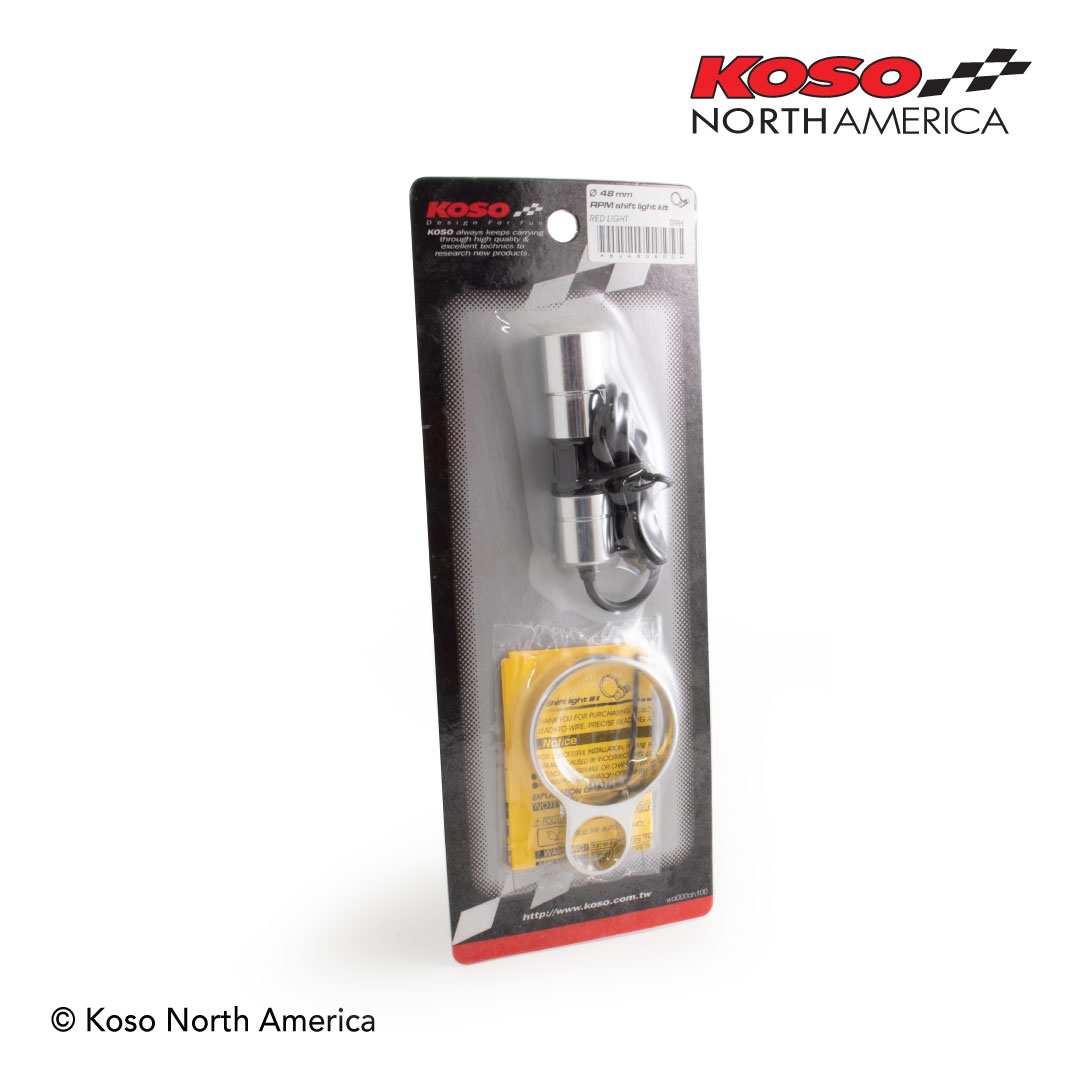 Koso Shift Light spia cambiata 44mm con LED