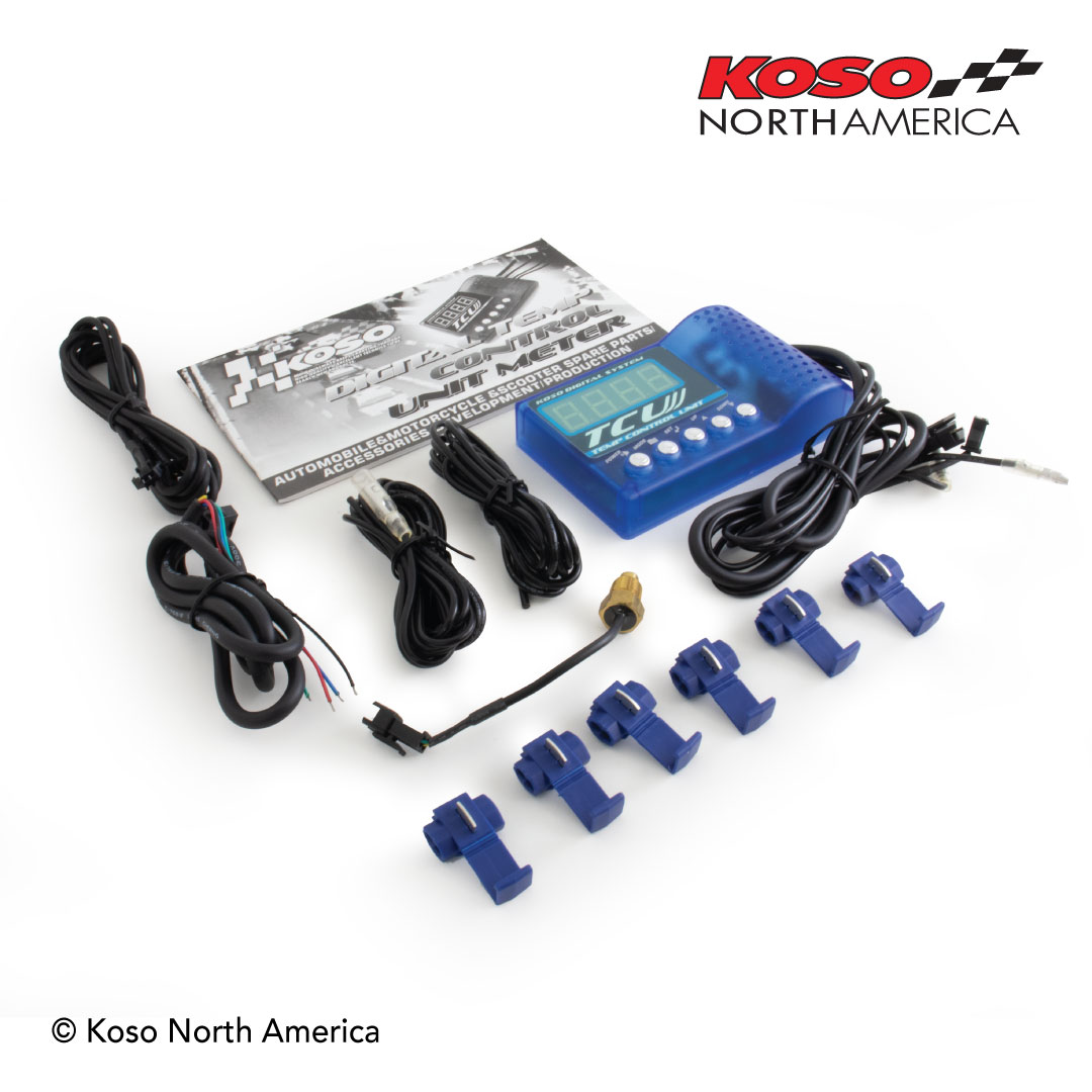 Koso centralina temperatura auto Celsius voltmetro
