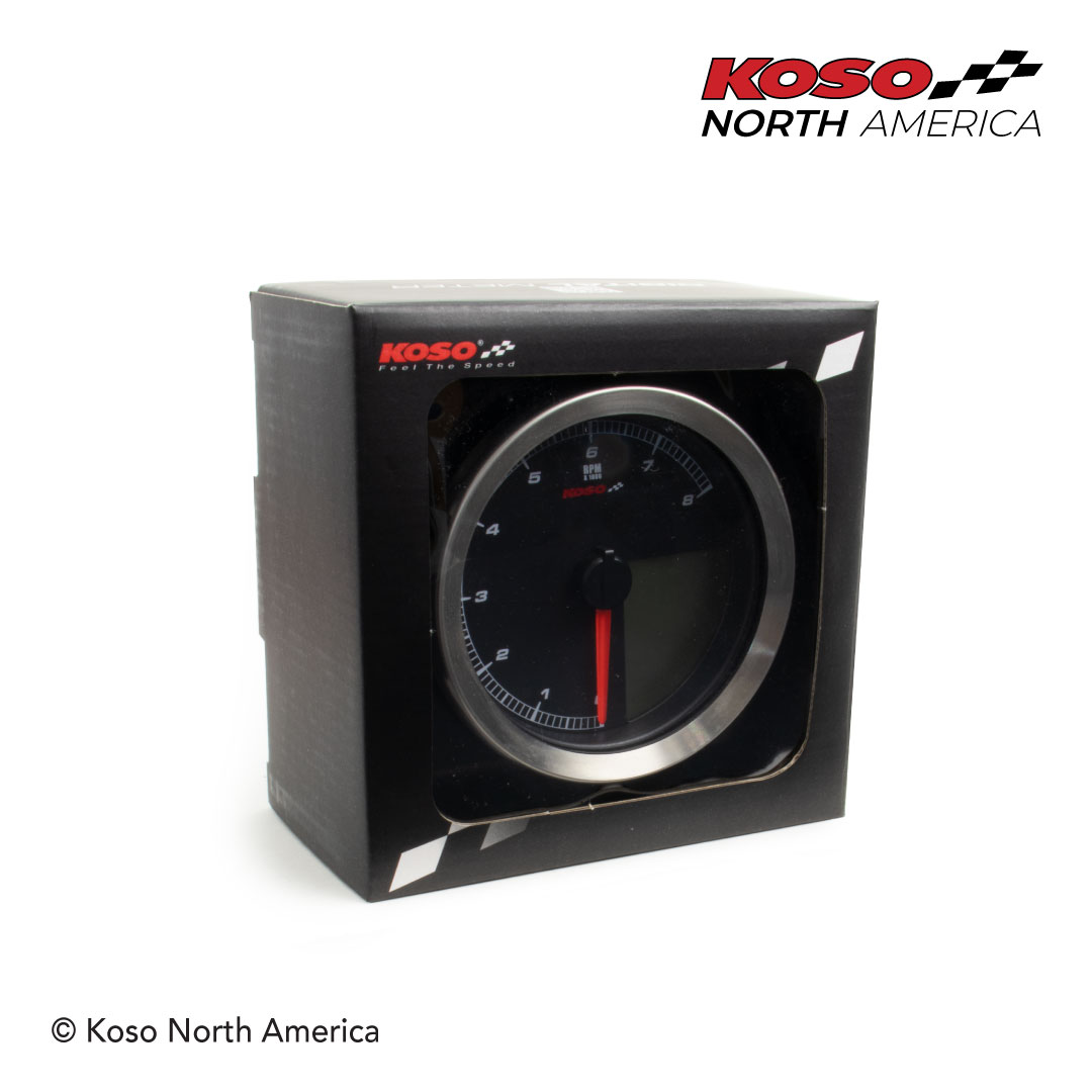 Koso HD-04 strumentazione 4" Harley argento