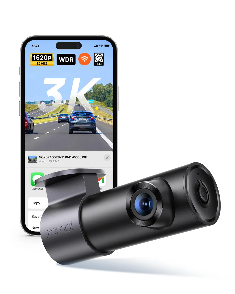70mai M310 Plus 3K Dash Cam Auto 1620P WiFi 139°