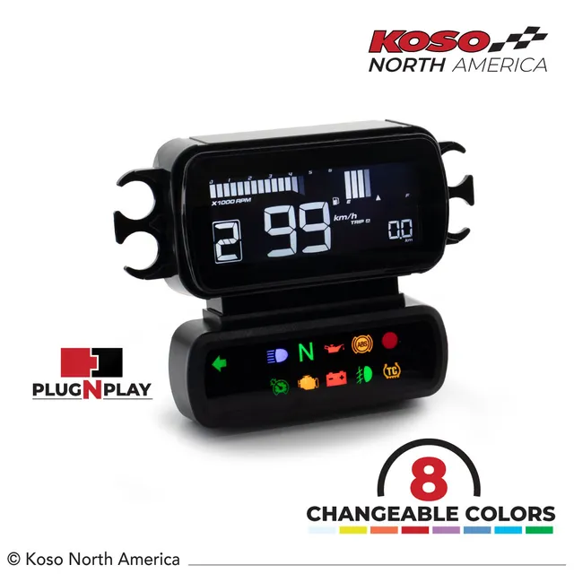 Koso D2 strumentazione LCD Harley-Davidson CAN-Bus