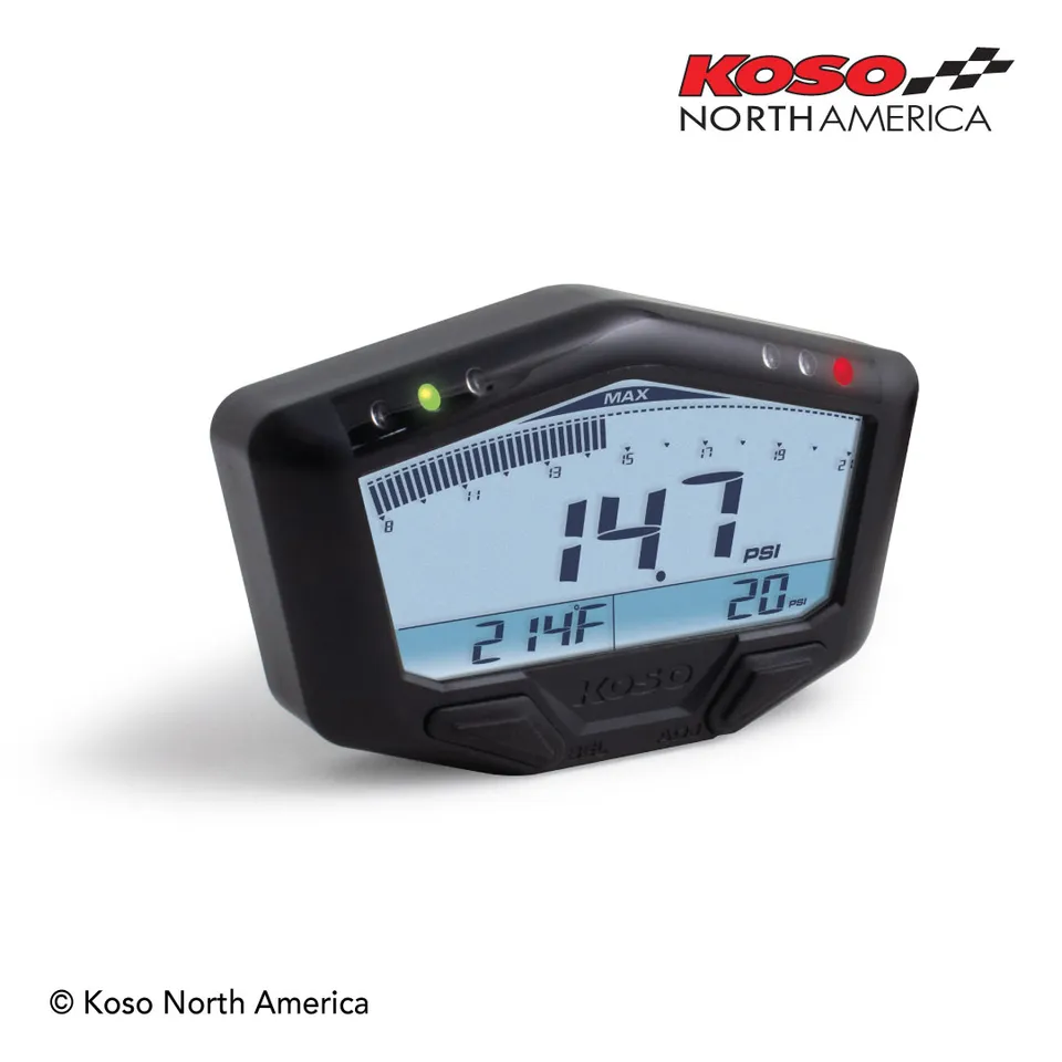 Koso X-2 manometro turbo boost AFR temperatura