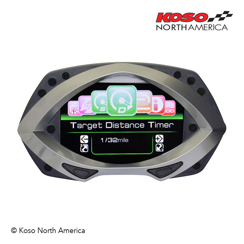 Koso RXF contachilometri multifunzione TFT universale