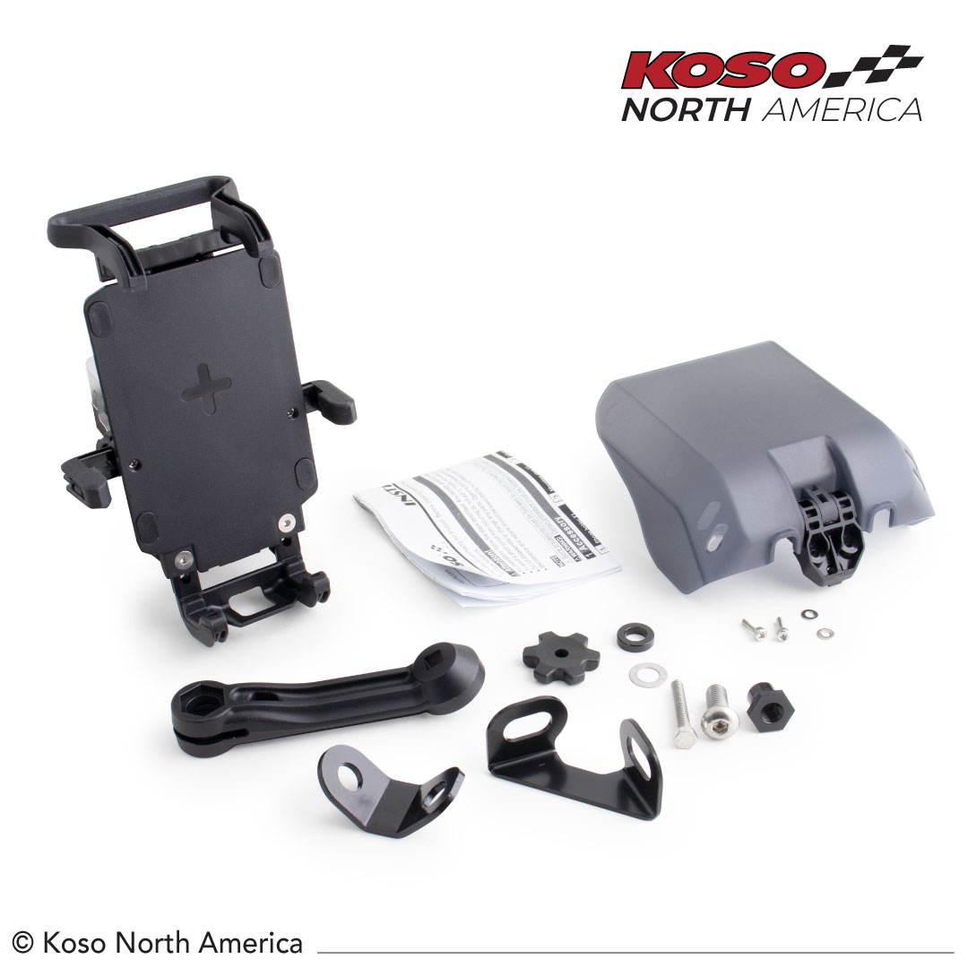Koso Armor supporto telefono moto con ricarica wireless