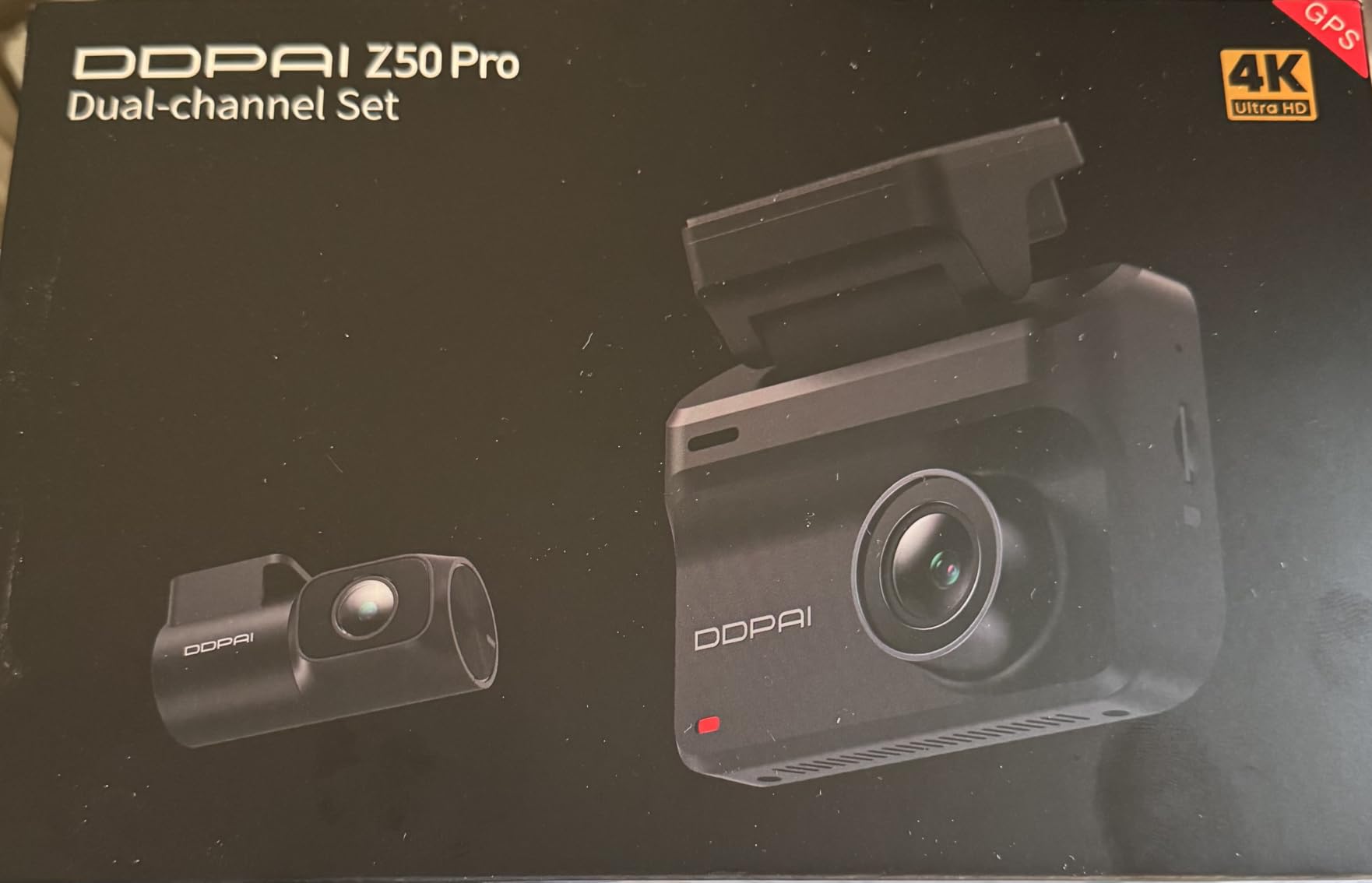 DDPAI Z50 Pro dash cam auto 4K+1080P con 128GB