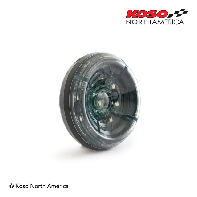 Koso Solar fanale posteriore LED lente fume