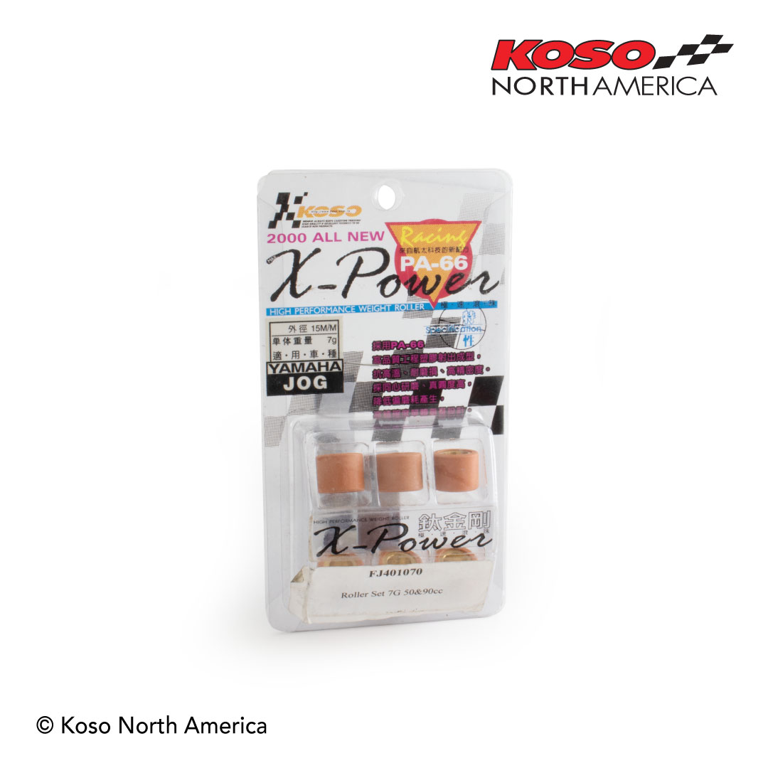 Koso X-Power rulli variatore 7g 50-90cc 6 pezzi