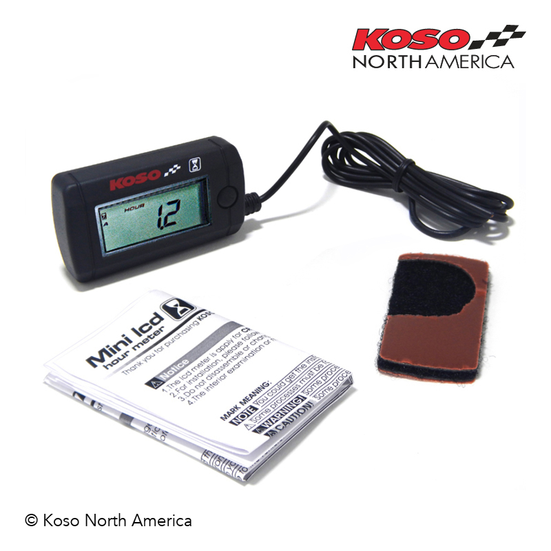 Koso Mini Style contaore motore manutenzione 0-9999h