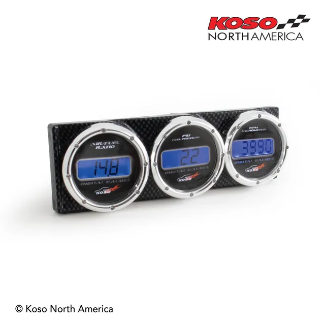 Koso Console Carbon Look supporto 2 pollici carbonio