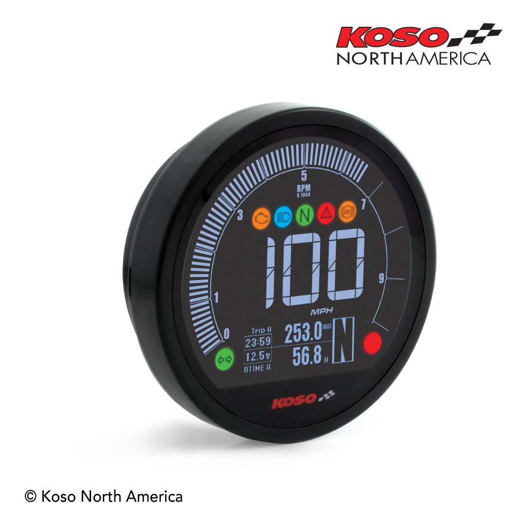 Koso DL-04 Contachilometri Multifunzione Universale LCD