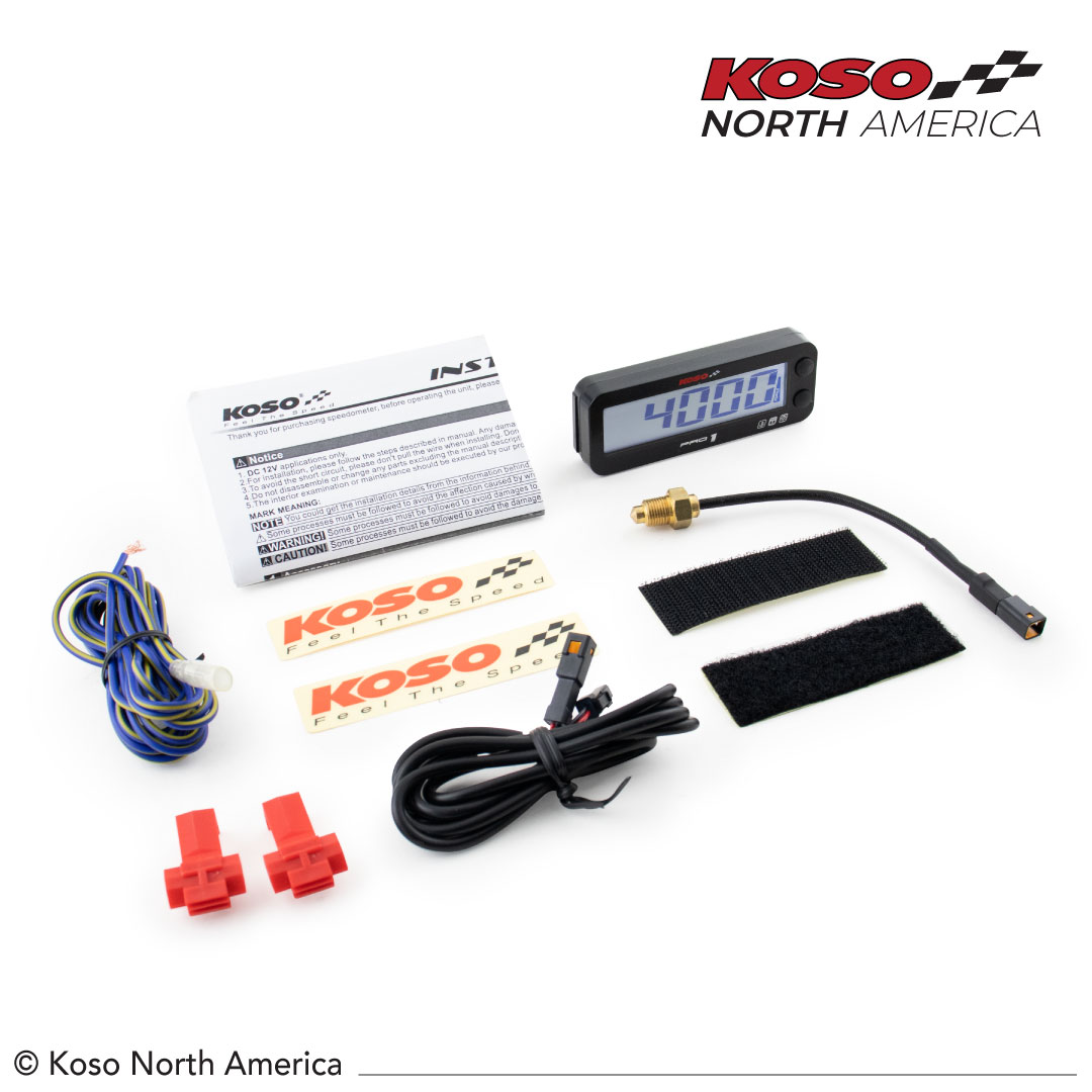 Koso Pro 1 contagiri temperatura e contaore retroilluminato