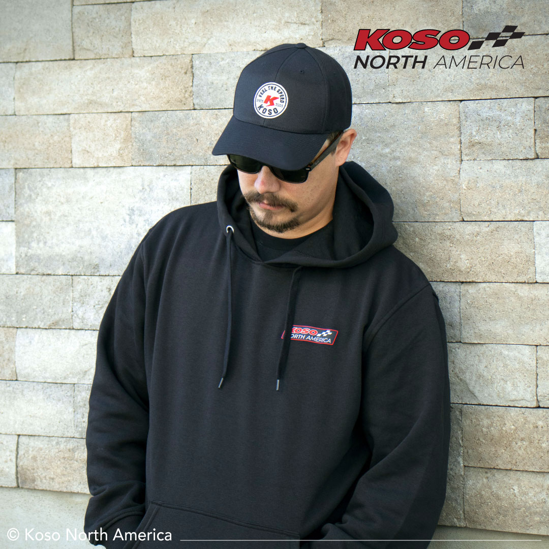 Koso YP Classic Feel The Speed cappellino snapback nero vintage