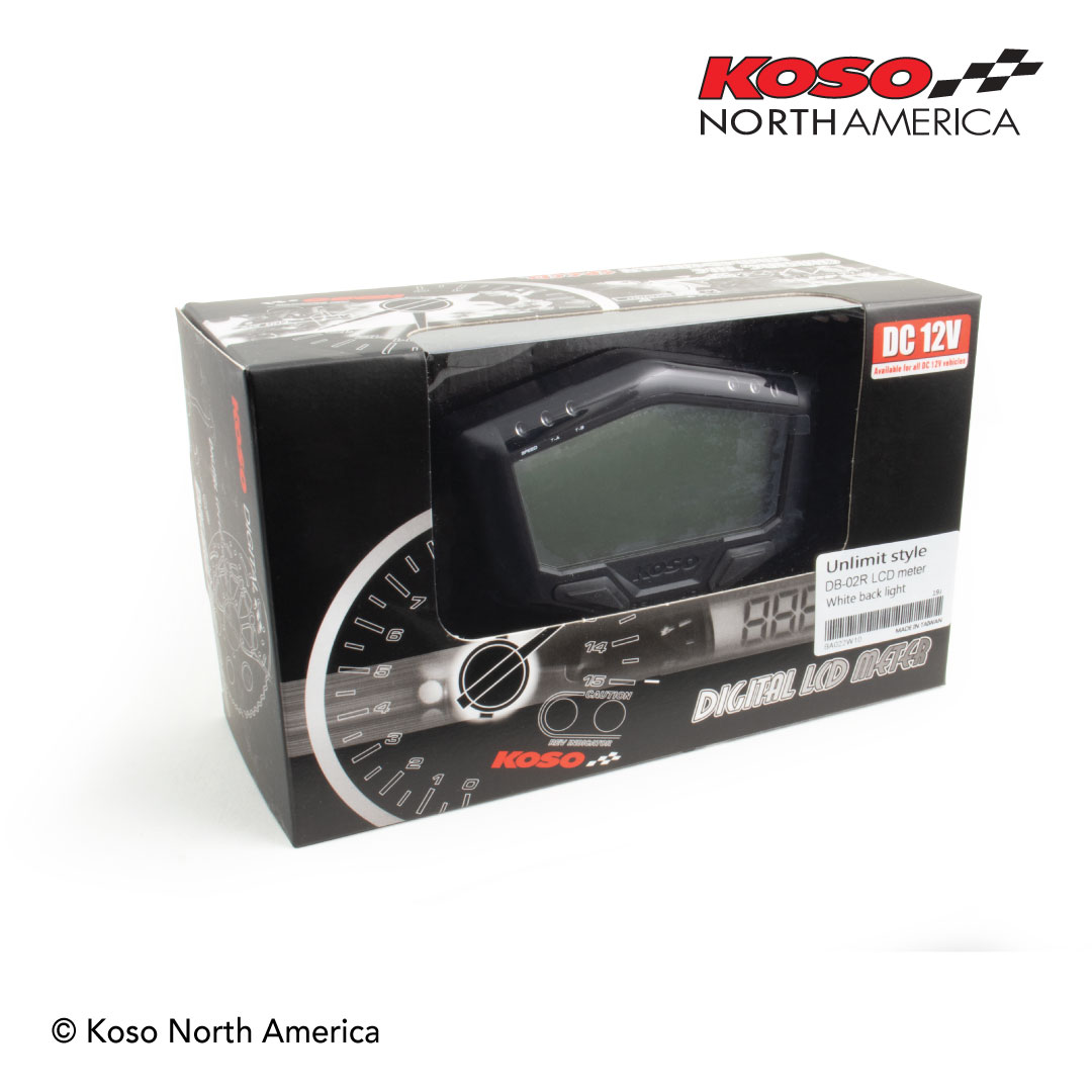 Koso DB-02R quadro strumenti moto street LCD