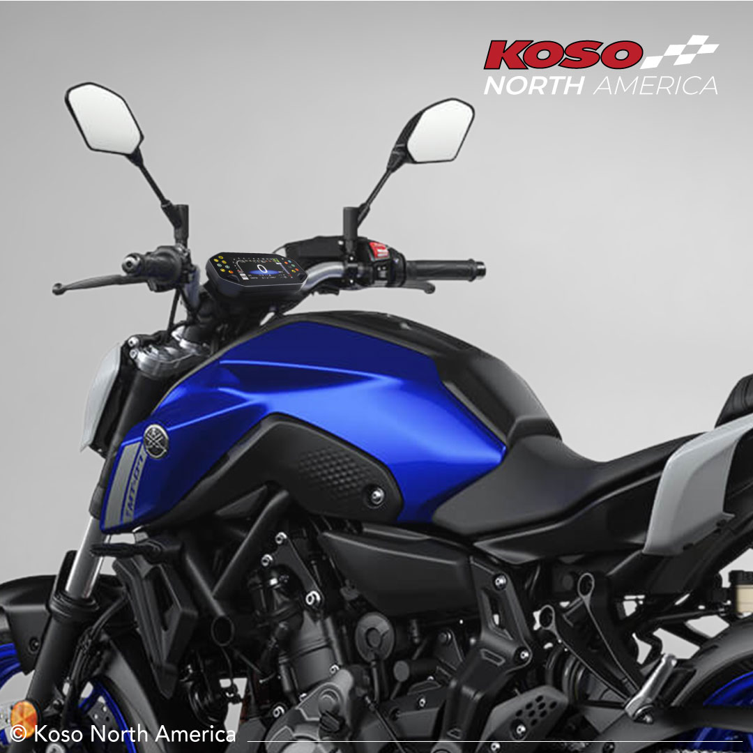 Koso RX-4S strumento TFT Yamaha MT-07 2021 Bluetooth