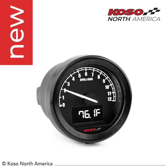 Koso TNT-05R D48 contagiri moto LCD 7 colori avviso