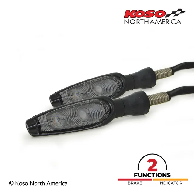 Koso Infinity frecce LED fumé doppia funzione coppia