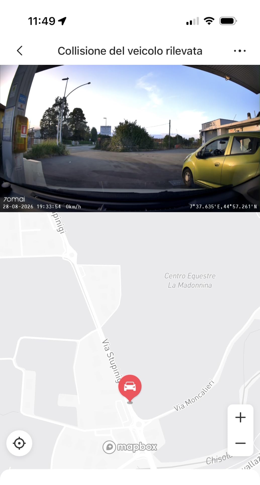 70mai T800 dash cam auto 3 canali 4K 128GB HDR