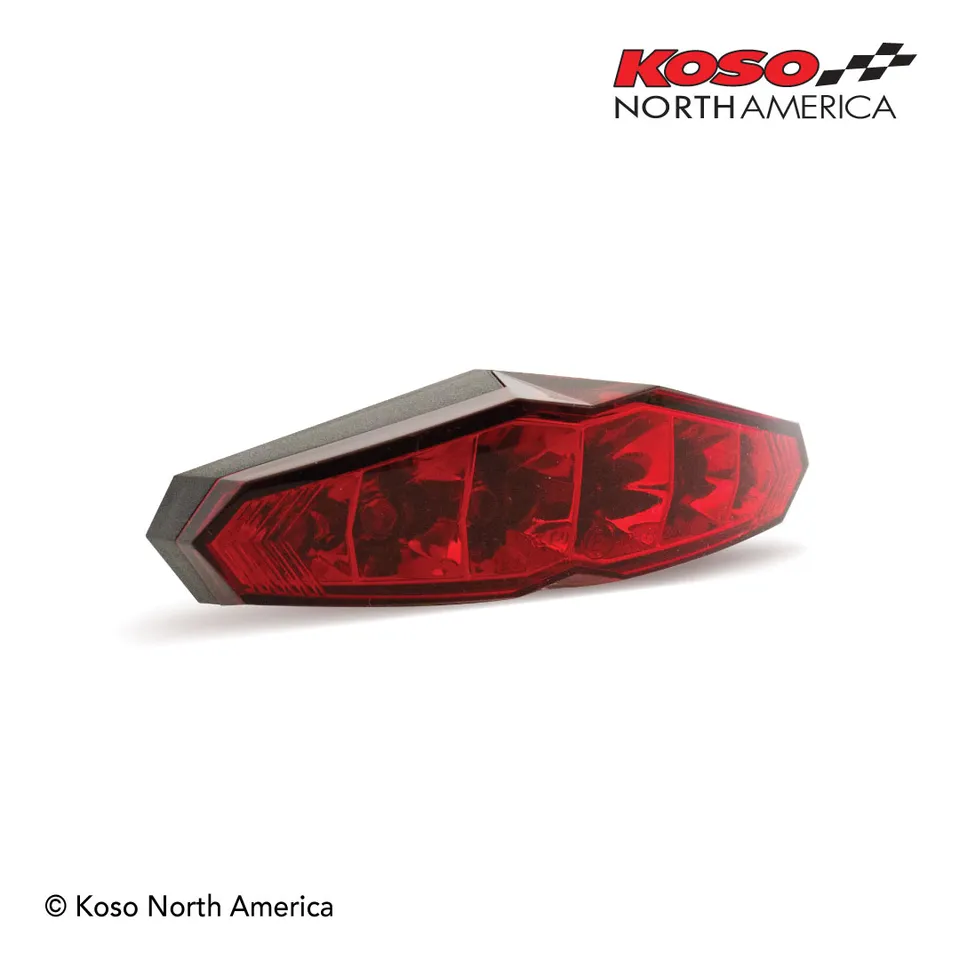 Koso Infinity fanale posteriore LED lente rossa