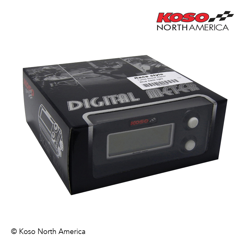 Koso X-1 Manometro Turbo 15-30 PSI con Picco
