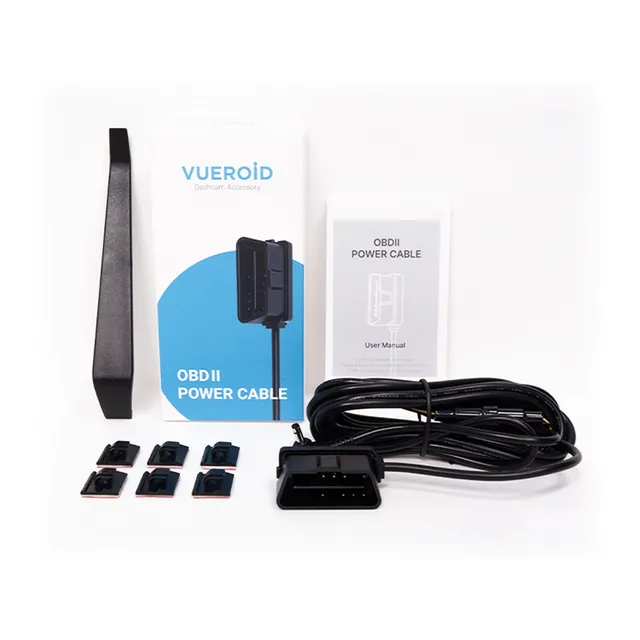 Vueroid cavo alimentazione OBD II dash cam 12V
