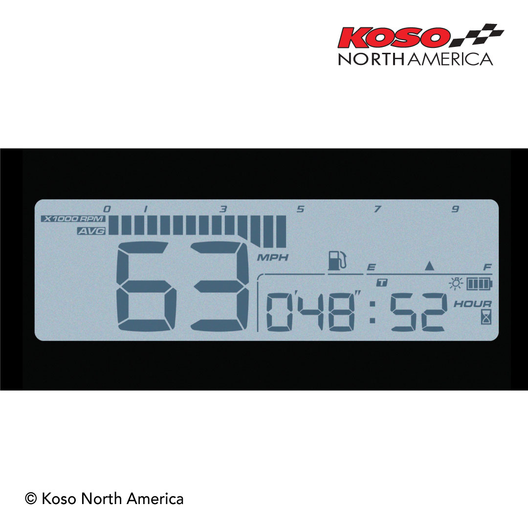 Koso DB-01RN strumento multifunzione display grande