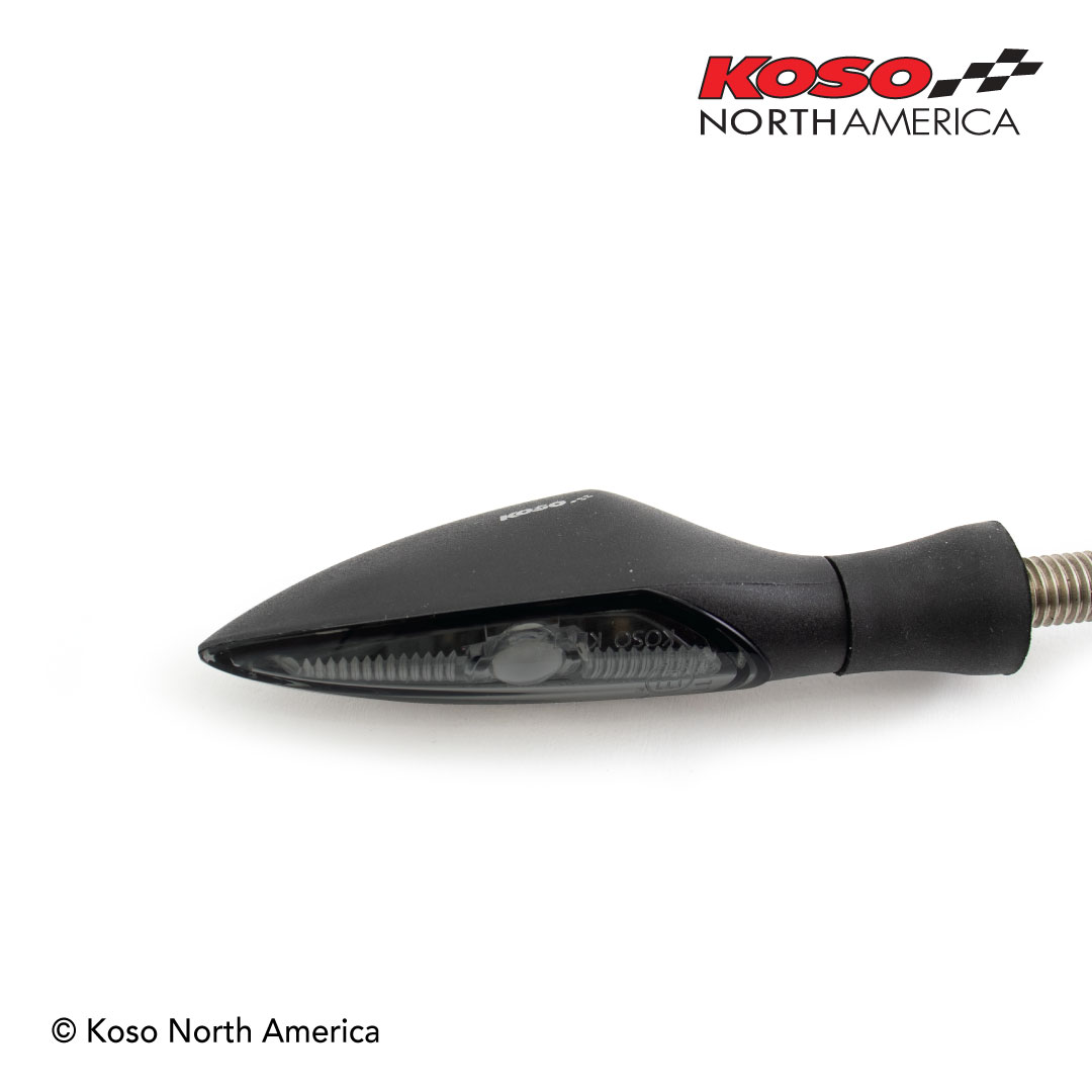 Koso Stinger frecce LED lente fumé coppia