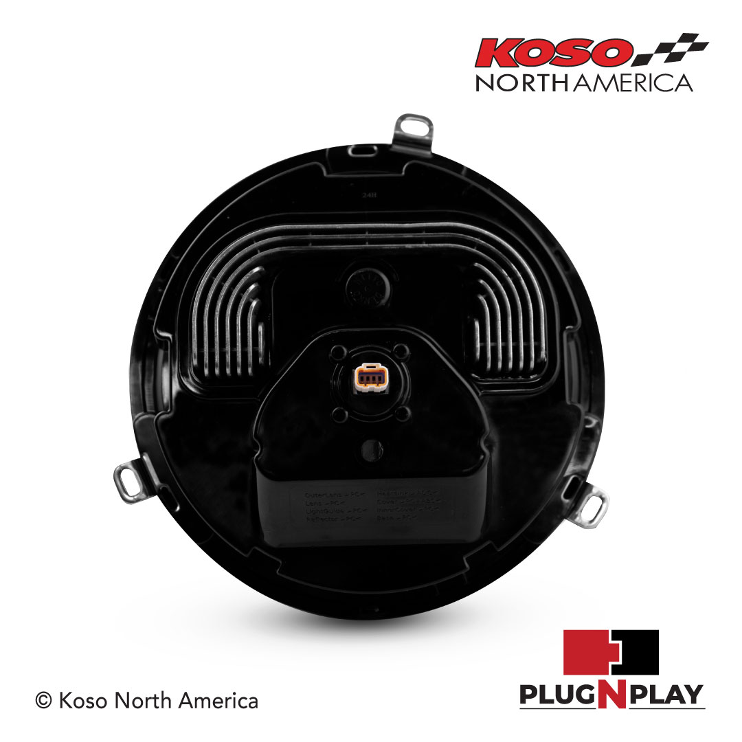 Koso Zenith faro LED Harley-Davidson plug and play
