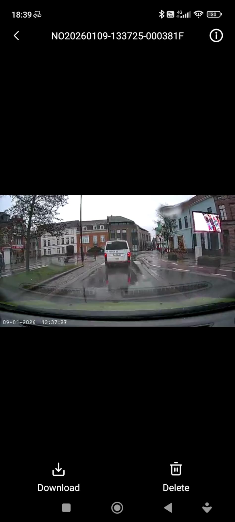 70mai A200 dash cam auto Full HD nera anteriore
