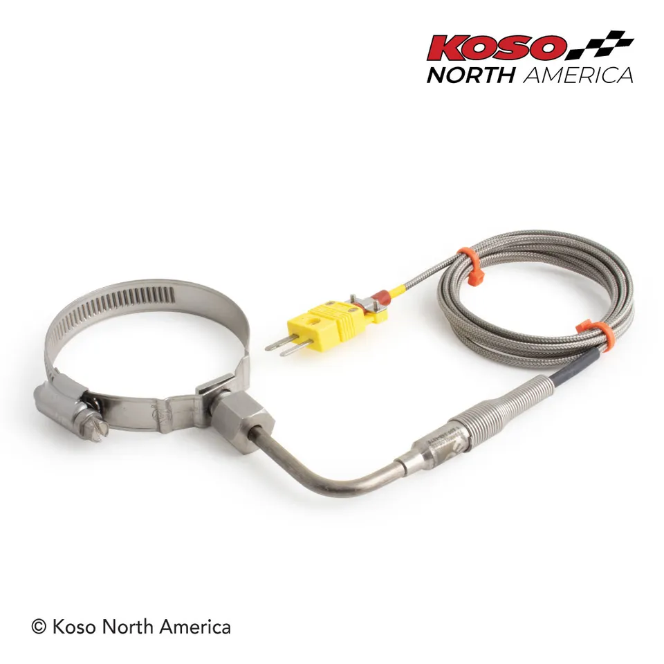 Koso EGT Fast Response sensore scarico con fascetta 40-60 mm