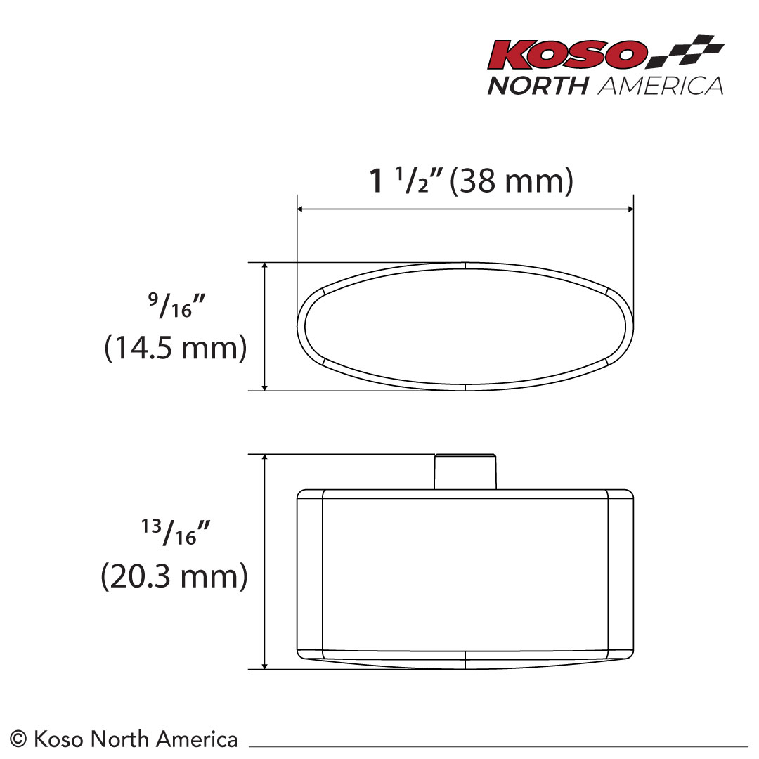 Koso Aura luce targa LED 12V