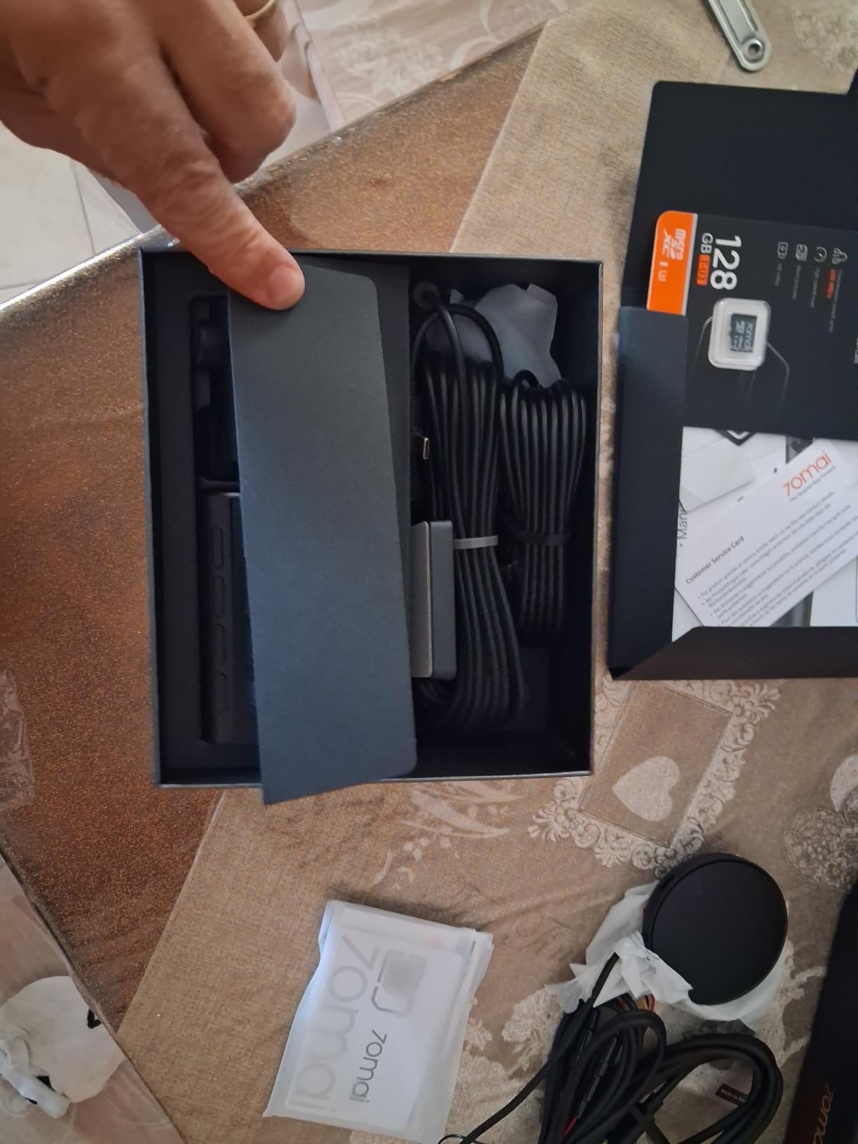 70mai Serie A A810S dash cam 4K SD 128GB GPS