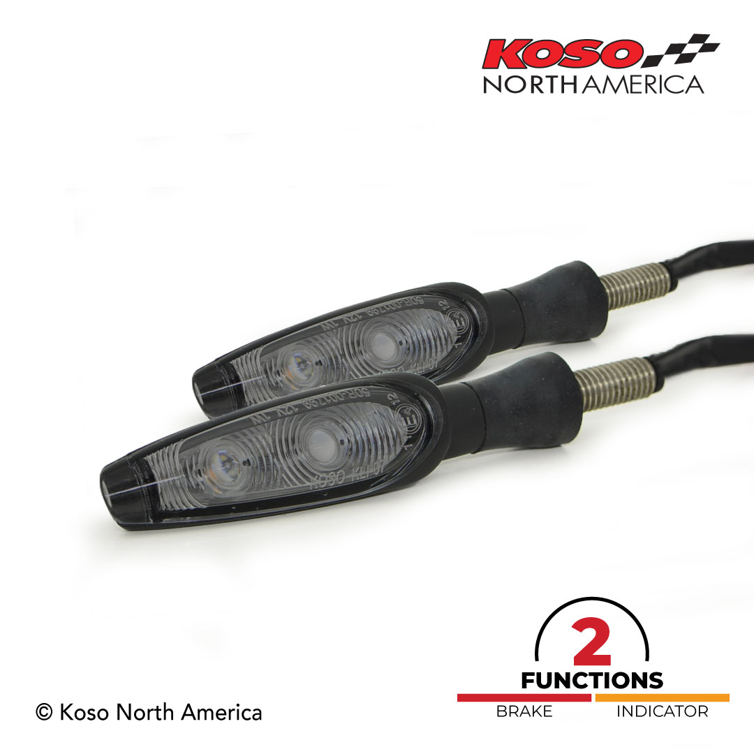 Koso Infinity frecce LED fumé doppia funzione coppia