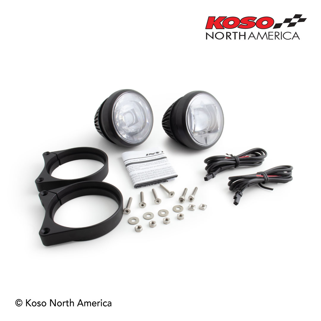 Koso Hawkeye faro LED doppio omologato E-Mark