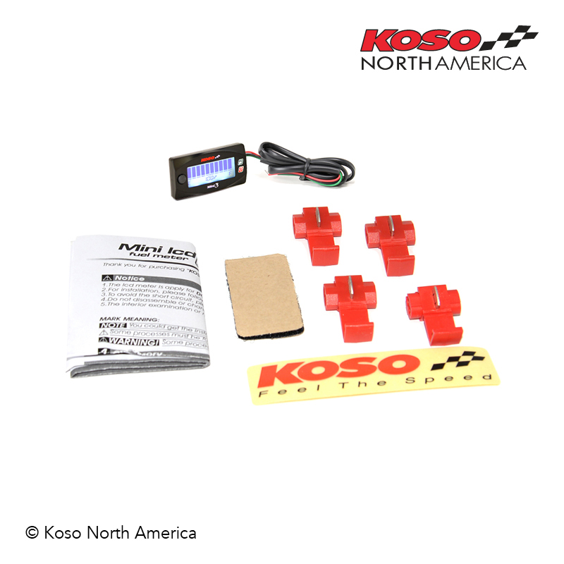Koso Mini 3 indicatore livello carburante digitale