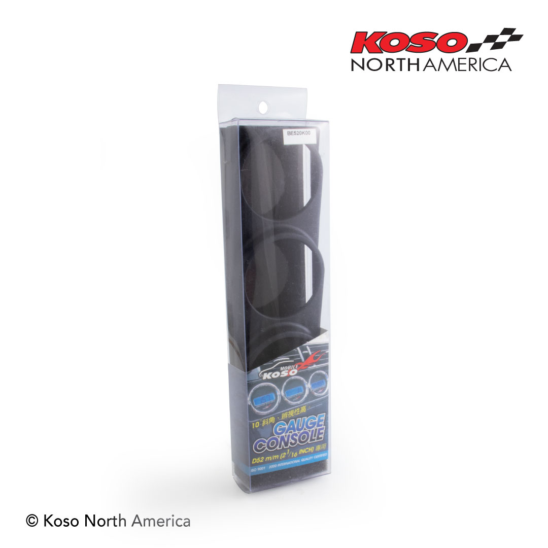 Koso console nera supporto strumenti 2 pollici
