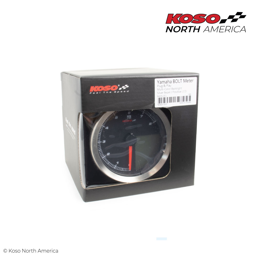 Koso TNT-B strumento argento Yamaha Bolt SRC 950