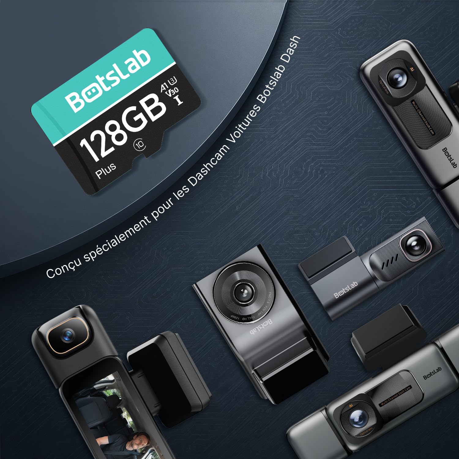 Botslab scheda memoria 128 GB microSD