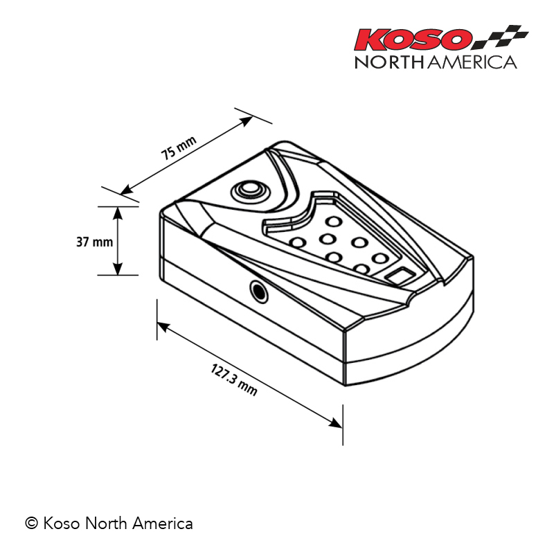 Koso GPS boa infrarossi per lap timer pista