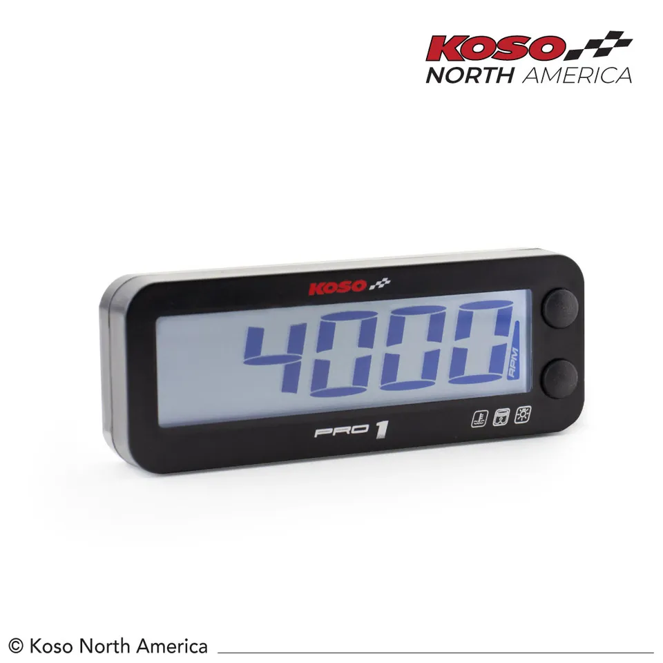 Koso Pro 1 contagiri temperatura e contaore retroilluminato