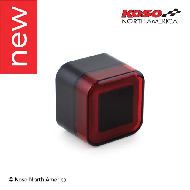 Koso GT-07 fanale stop LED rosso lente rossa
