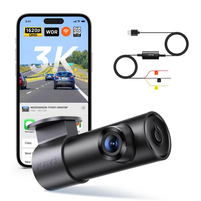 70mai M310 Plus 3K Dash Cam Auto + Kit UP03 1620P