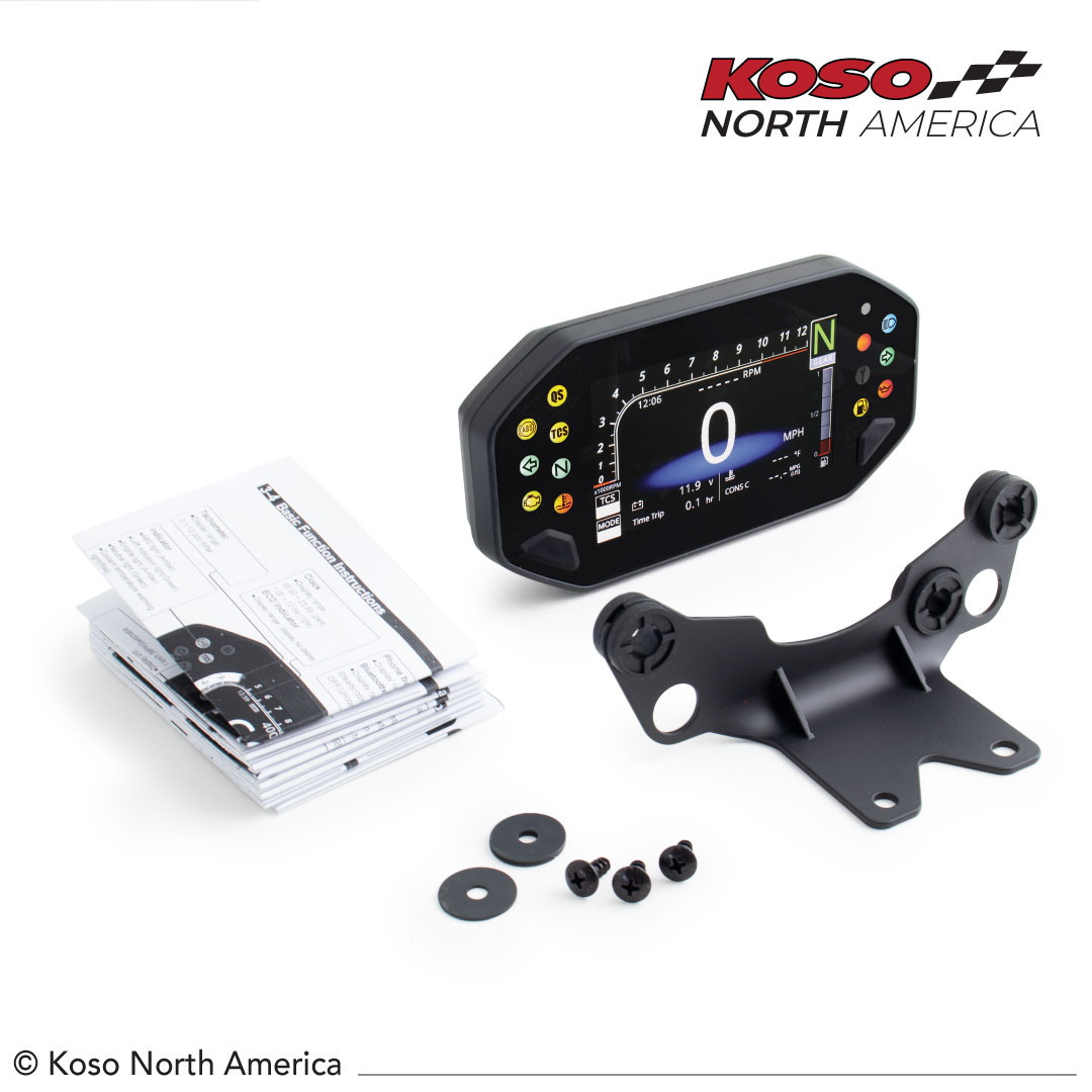 Koso RX-4S strumento TFT Yamaha MT-07 2021 Bluetooth